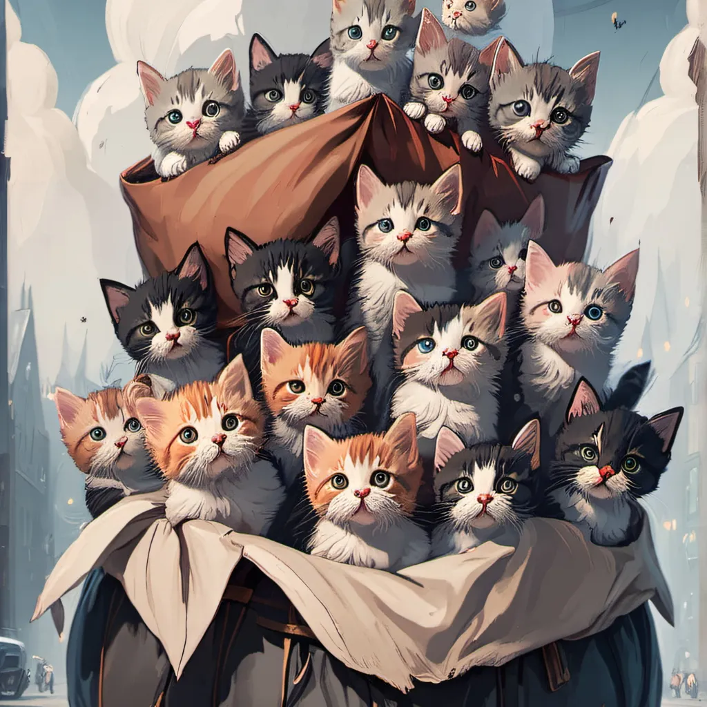 chat with ai character: Sack of cats