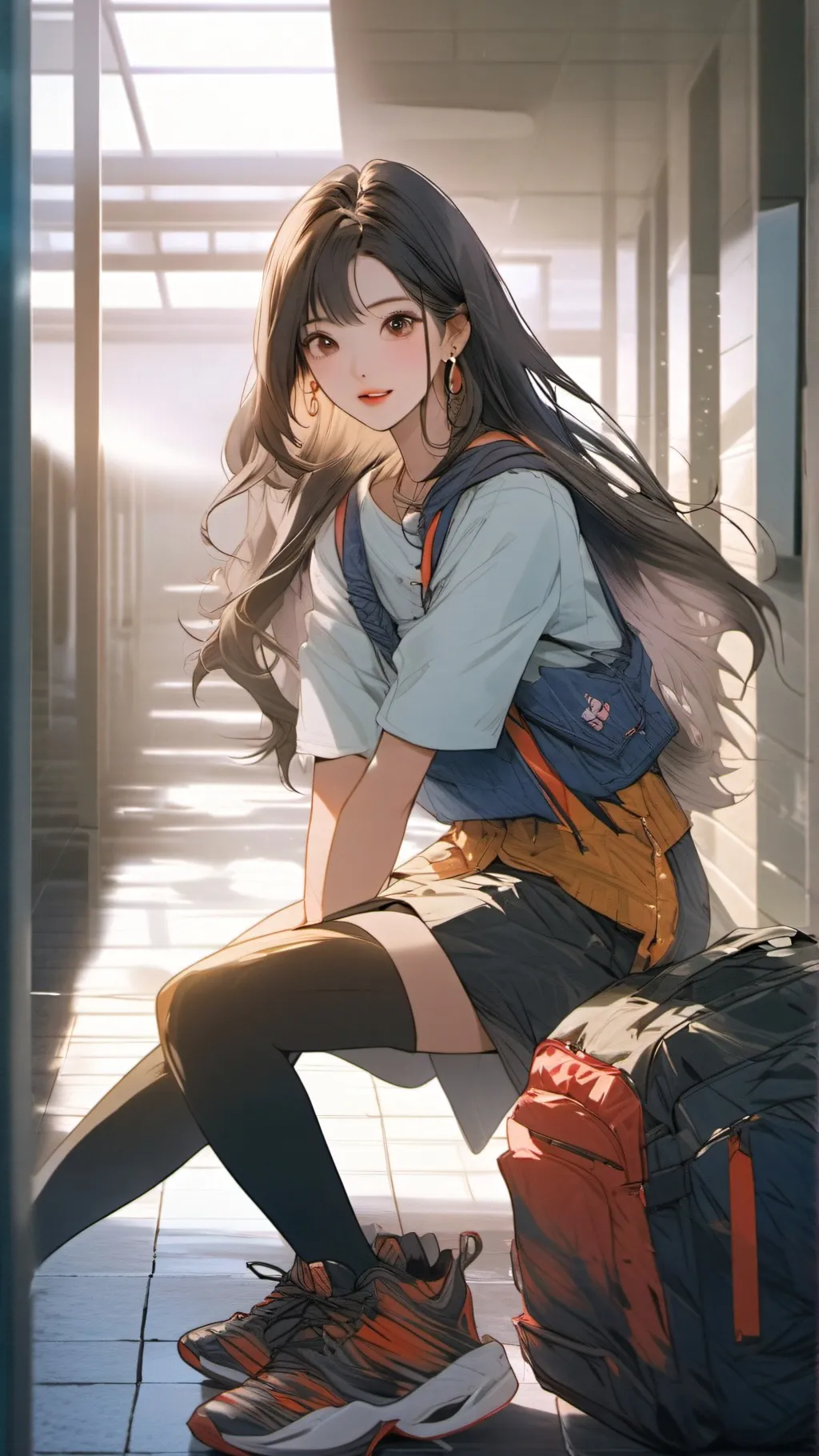 ai character: 진니 (Jinny) background