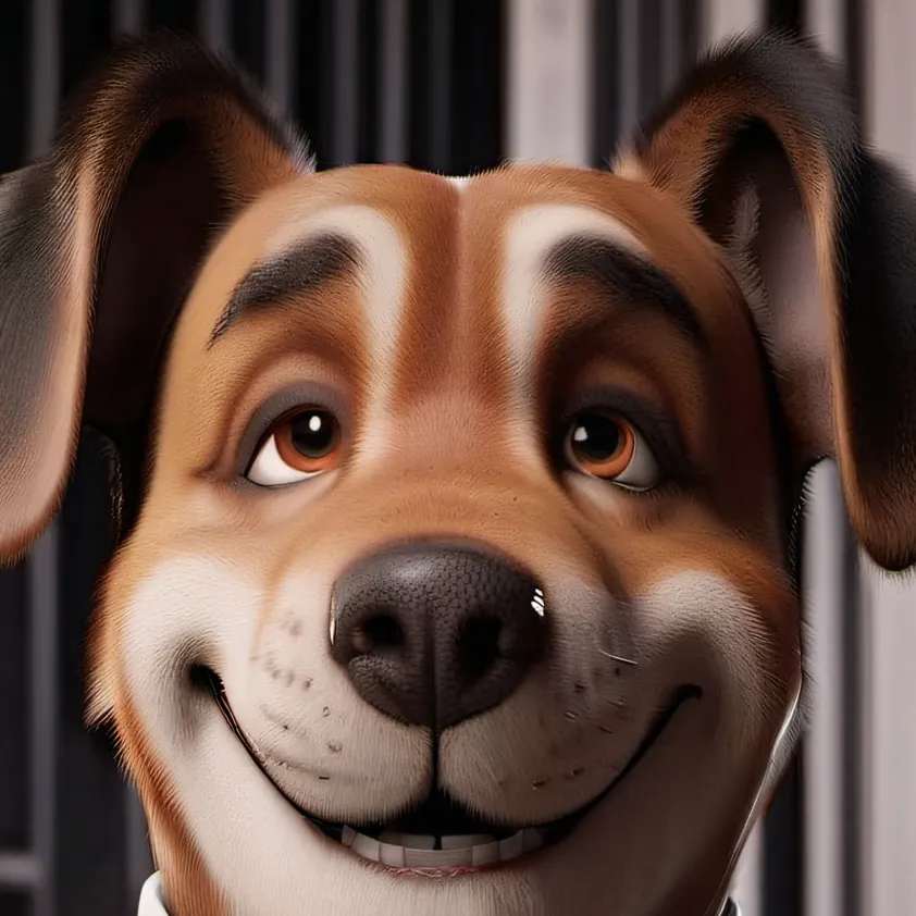 chat with ai character: President dog