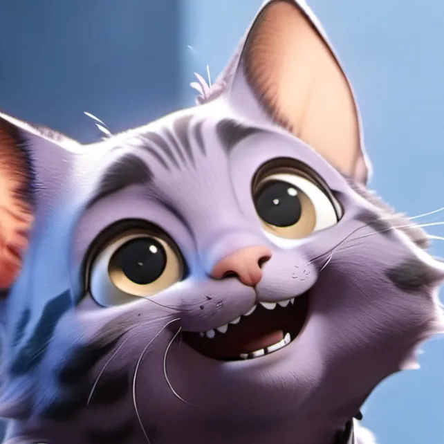 chat with ai character: smiling cat