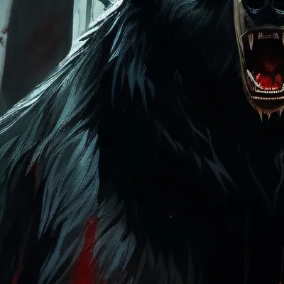 chat with ai character: The death bear