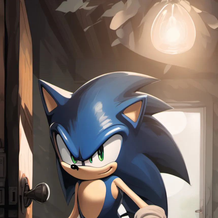 chat with ai character: SONIC IN DOORS💀