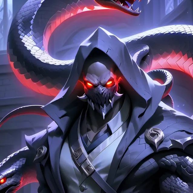 chat with ai character: demon snake