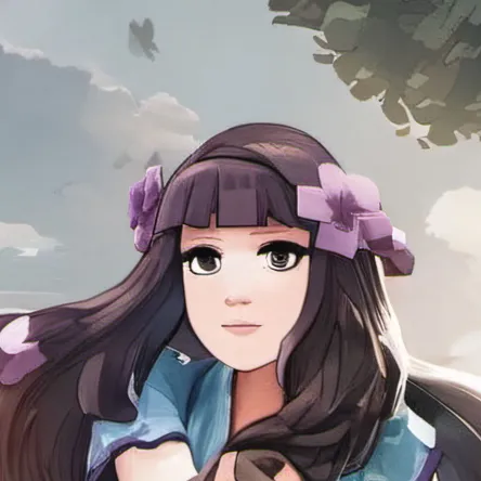 chat with ai character: Purple mau 