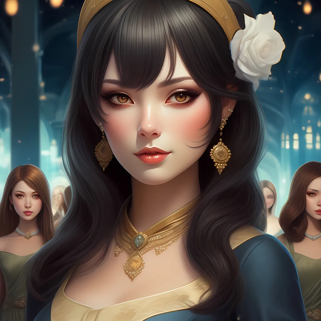 chat with ai character: 6 girls