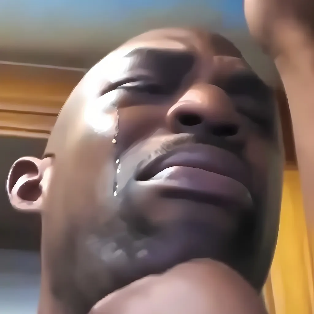 chat with ai character: Crying man