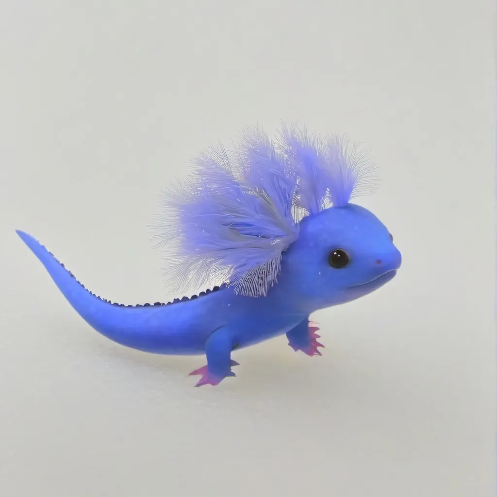 chat with ai character: blue axolotl