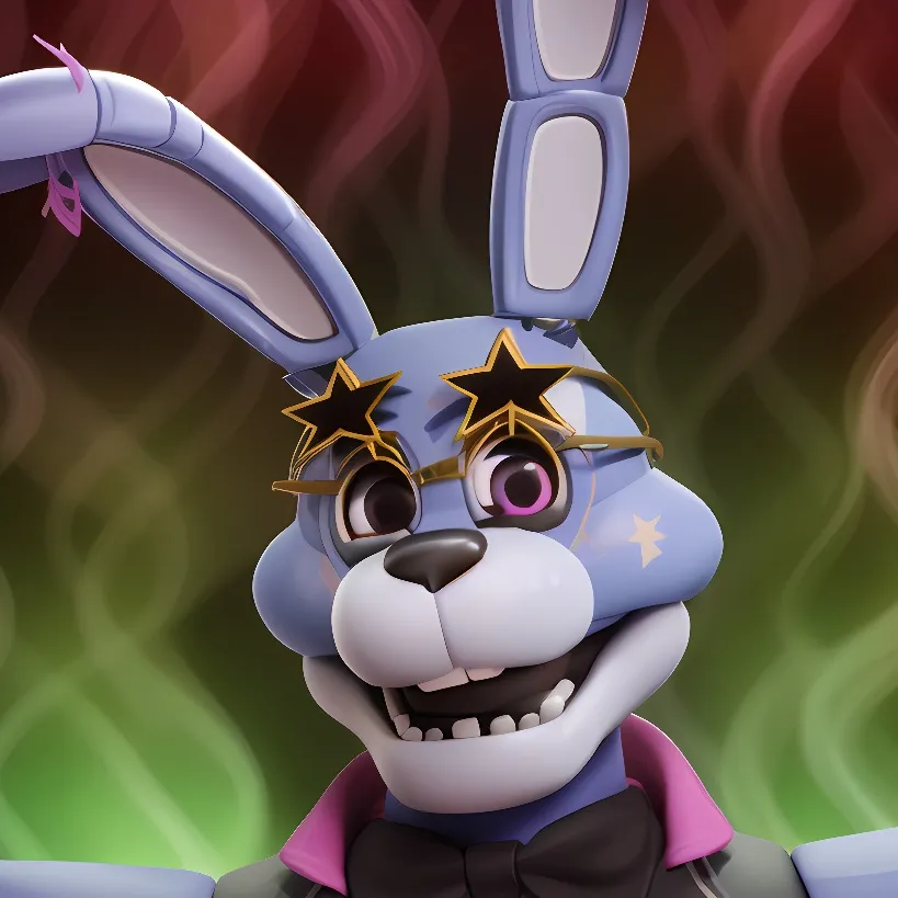 chat with ai character: Glamrock Bonnie 