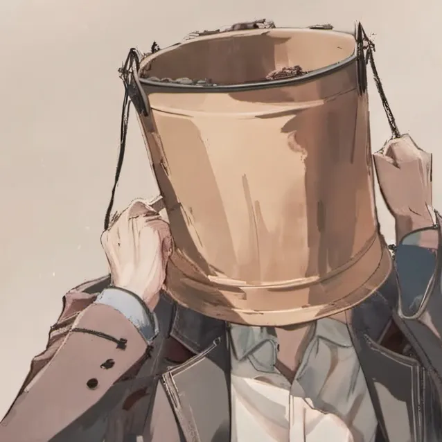 chat with ai character: a man with bucket