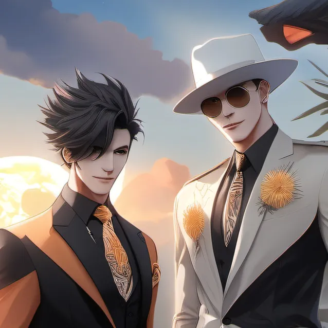 chat with ai character: sun and moon