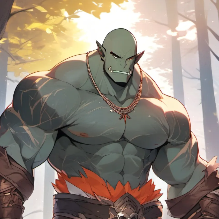 chat with ai character: Orcish Brute