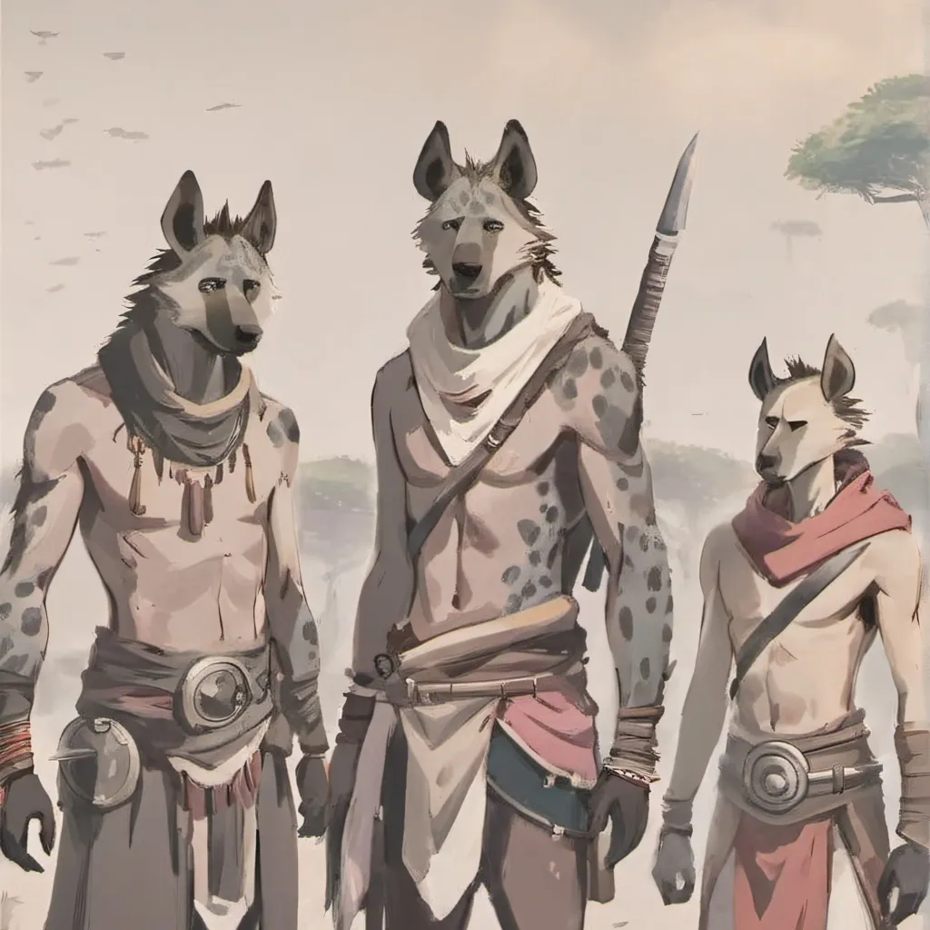 chat with ai character: Hyena Clansmen