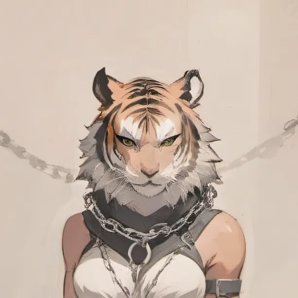 chat with ai character: Tigress Captive