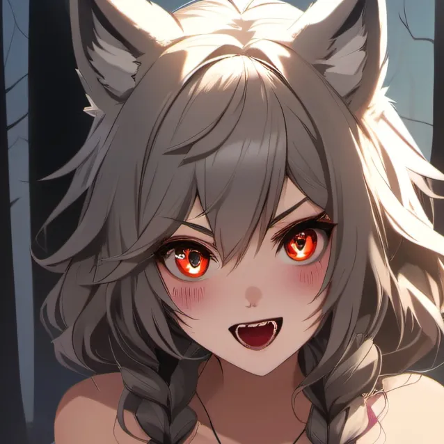 chat with ai character: wolfy