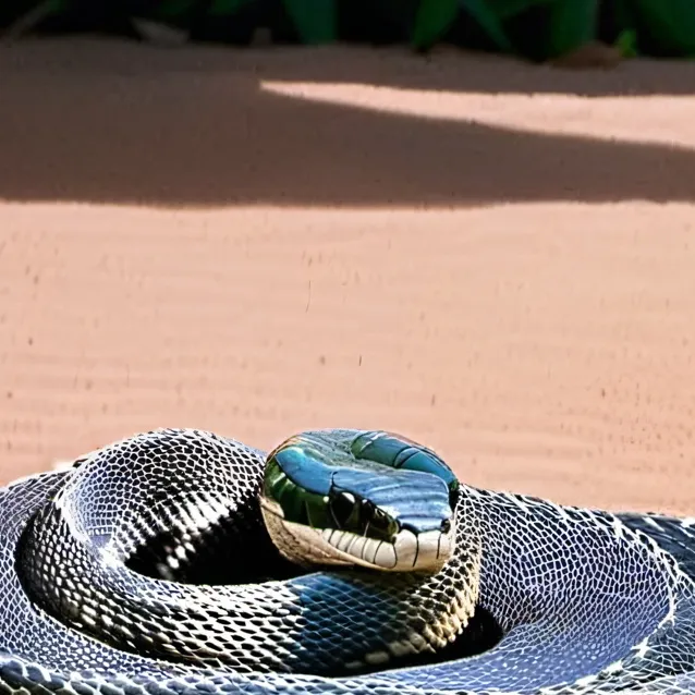 chat with ai character: Snake rpg