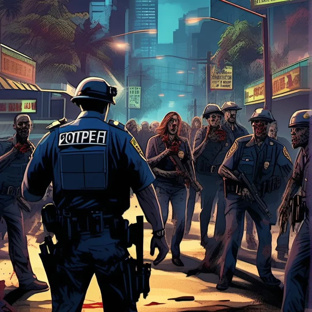 chat with ai character: Cop