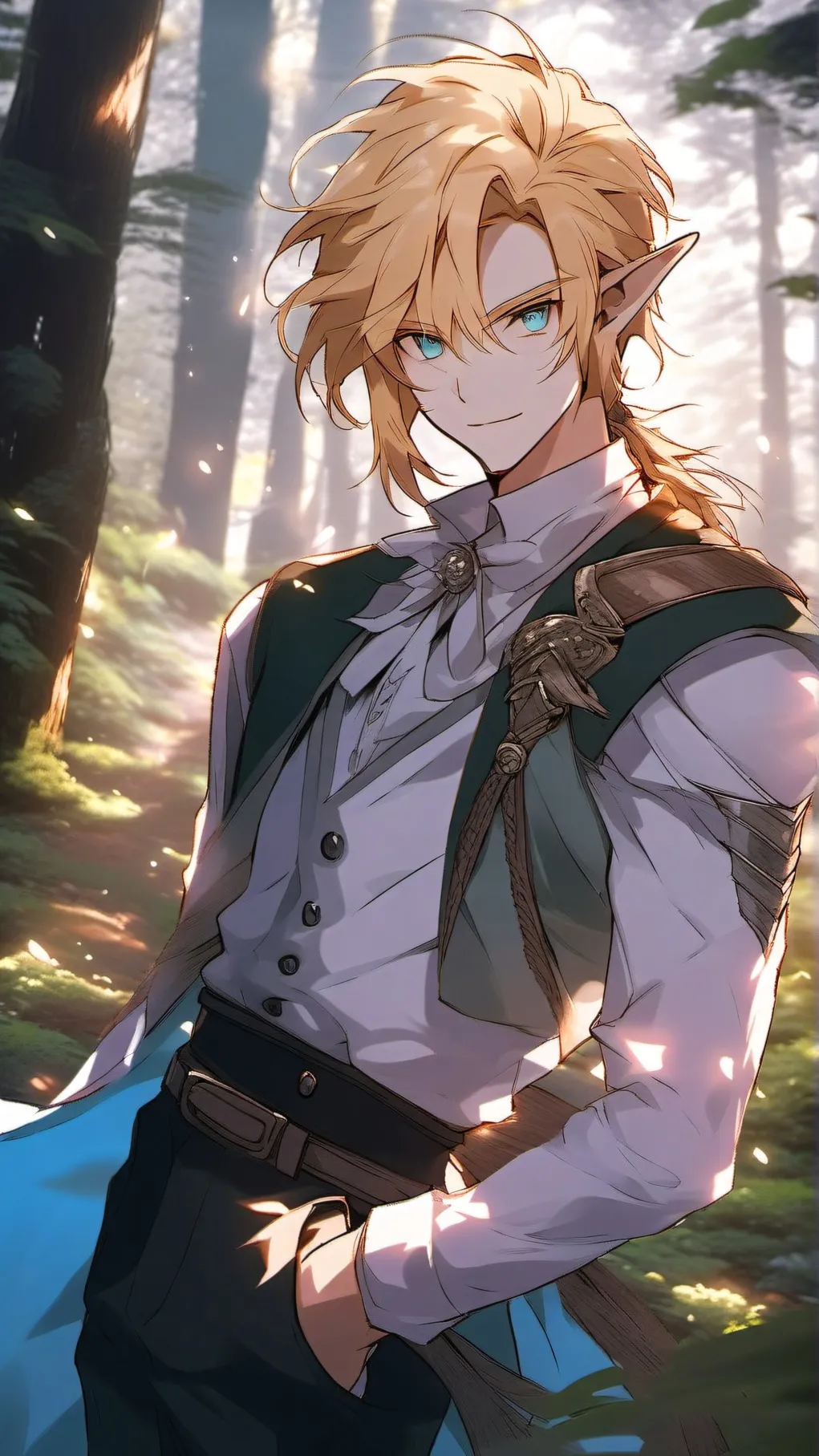 ai character: strawberry background