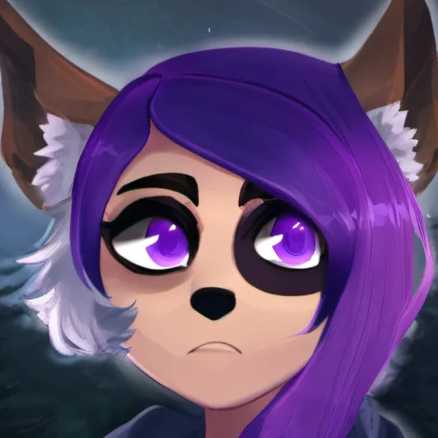 chat with ai character: Purple