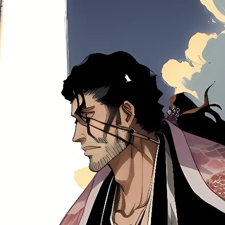 chat with ai character: Kyoraku Shunsui