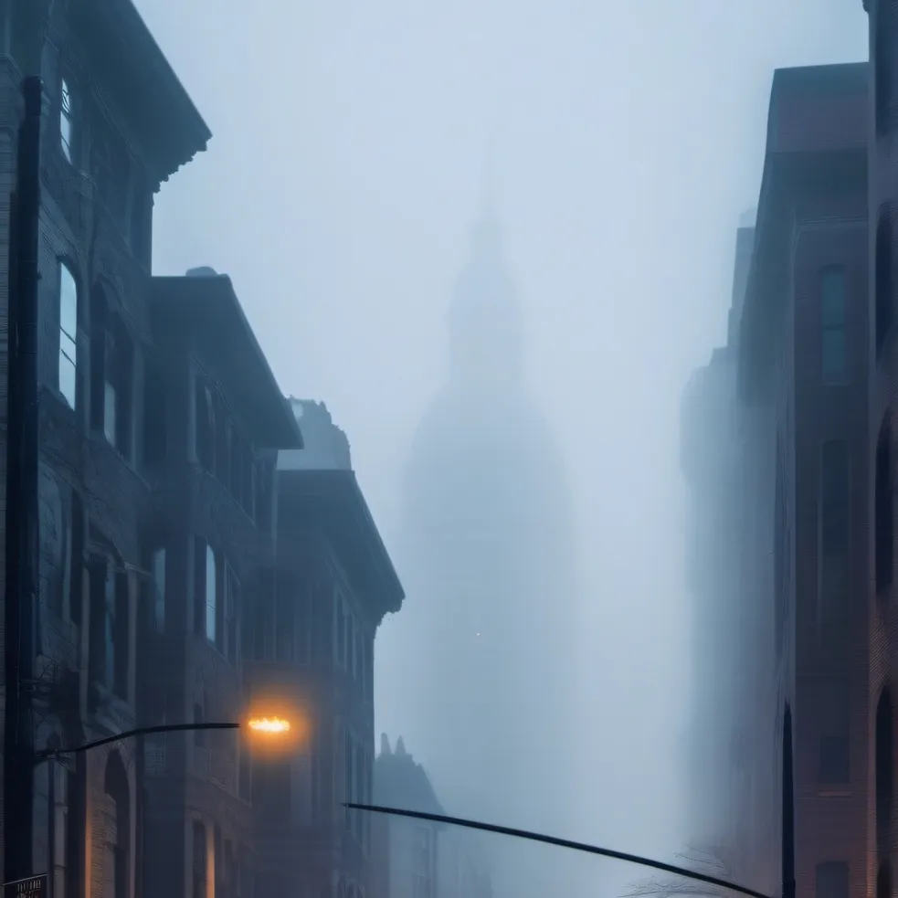 chat with ai character: The fog is coming