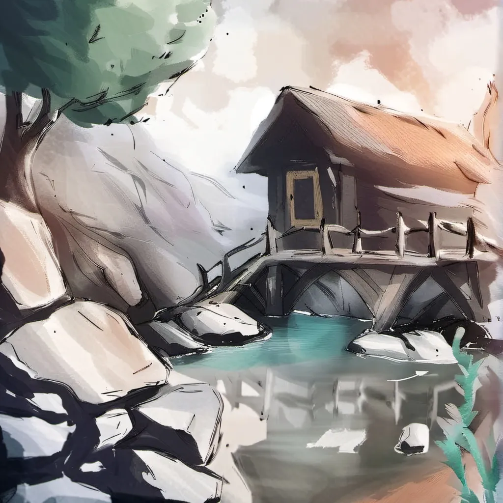 chat with ai character: A literal pond. 