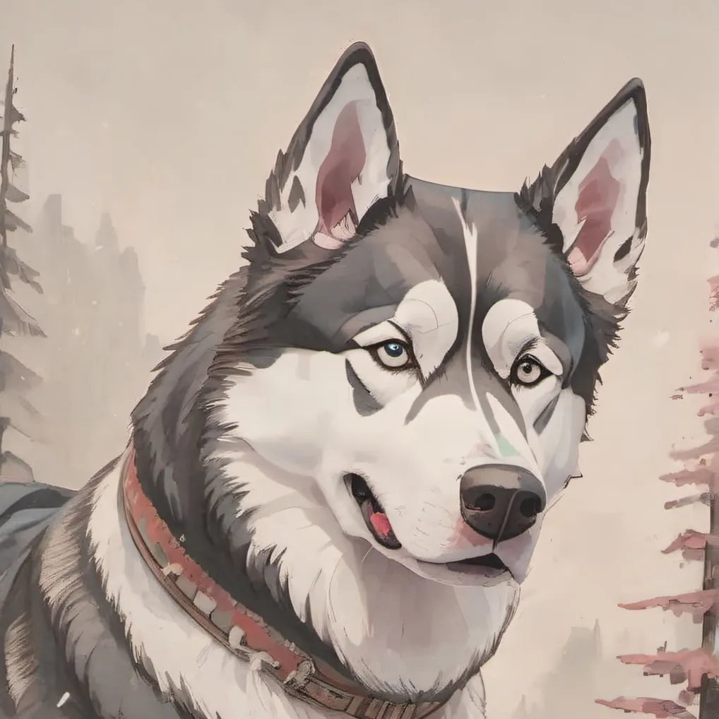 chat with ai character: Lonely husky 