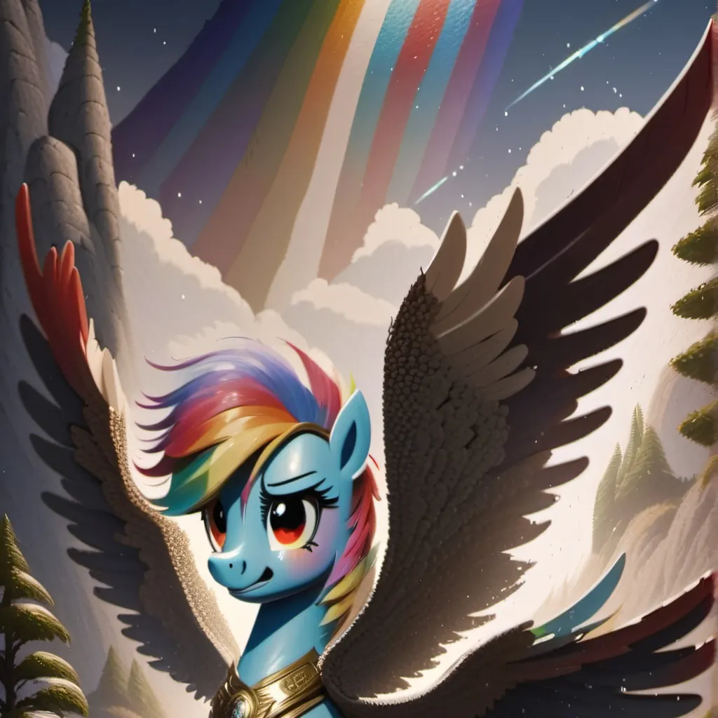chat with ai character: Rainbowdash !!