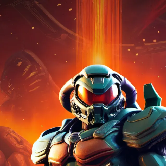 chat with ai character: doom guy