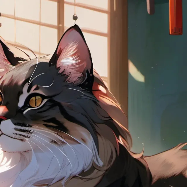 chat with ai character: Maincoon kits