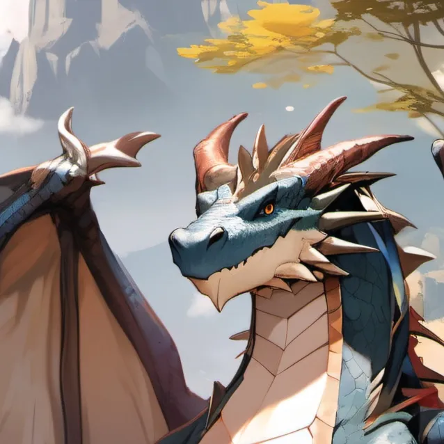 chat with ai character: inflating dragon(3