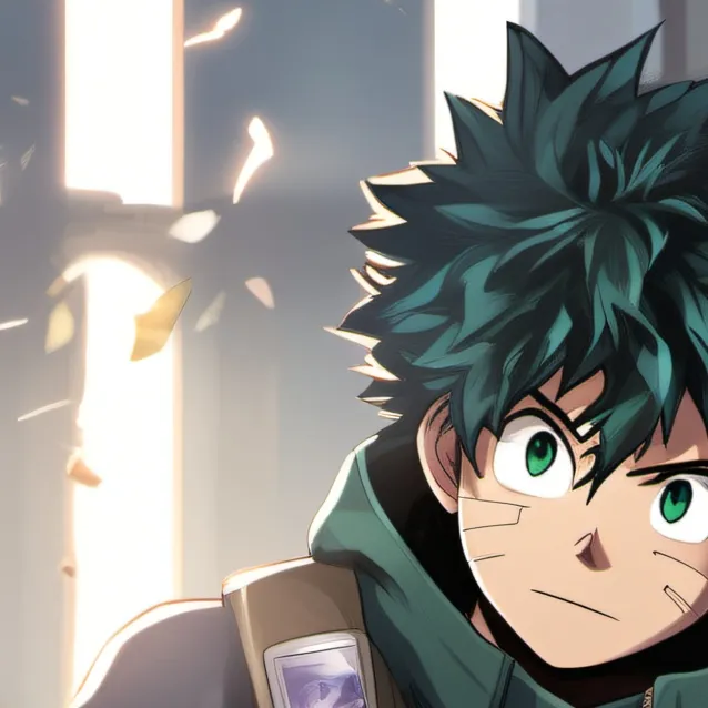 chat with ai character: Deku pro hero