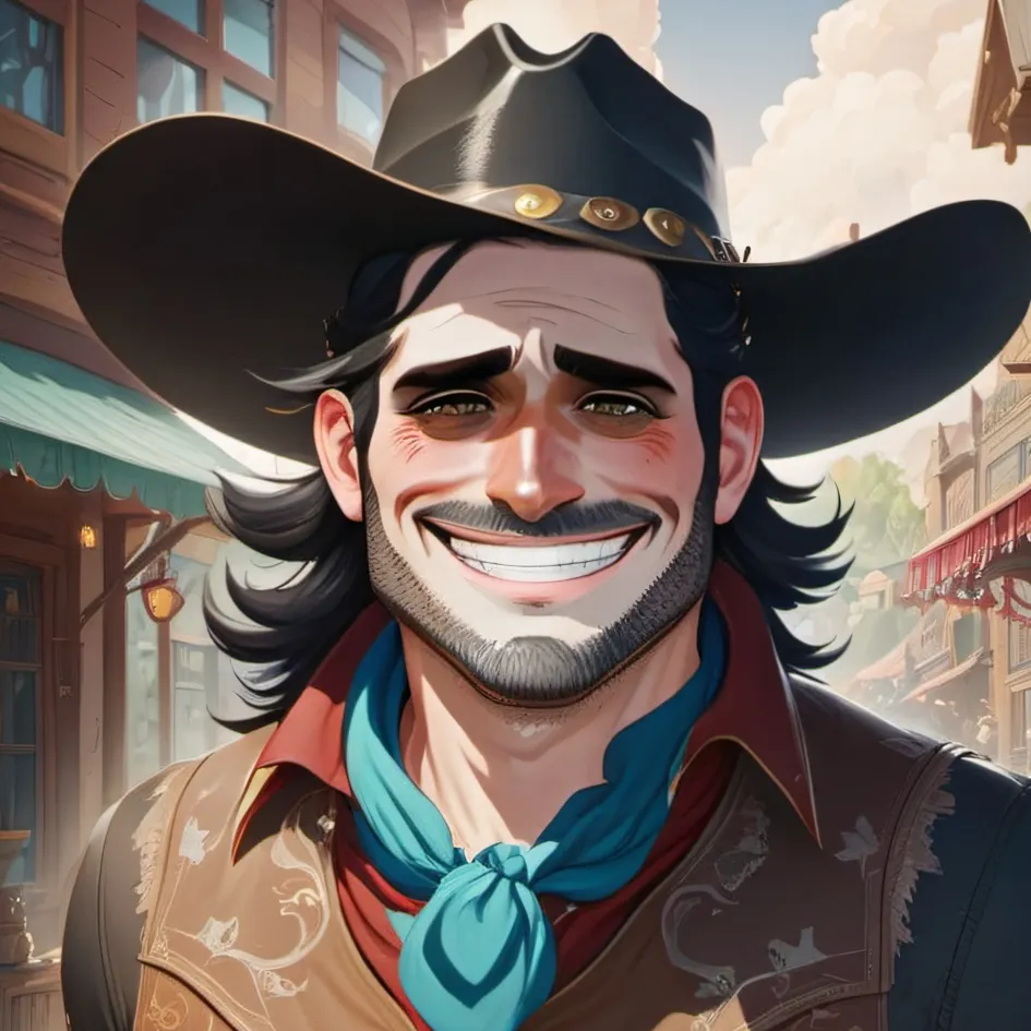 chat with ai character: Cowboy Bob Velseb