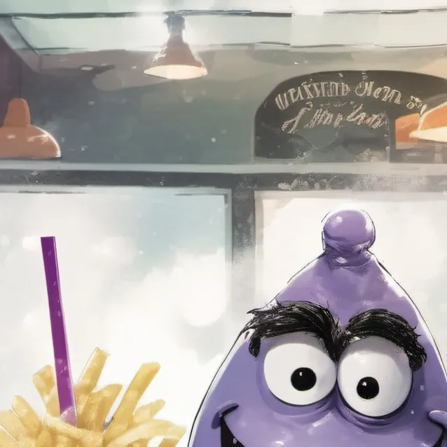 chat with ai character: grimace