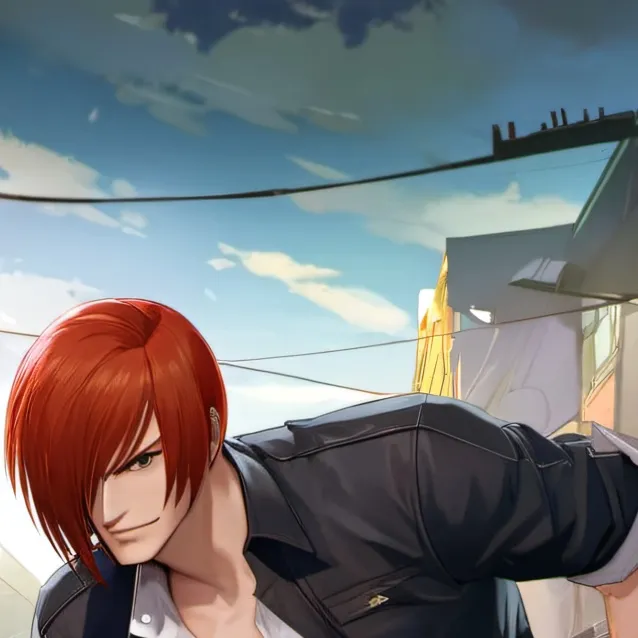 chat with ai character: Iori yagami