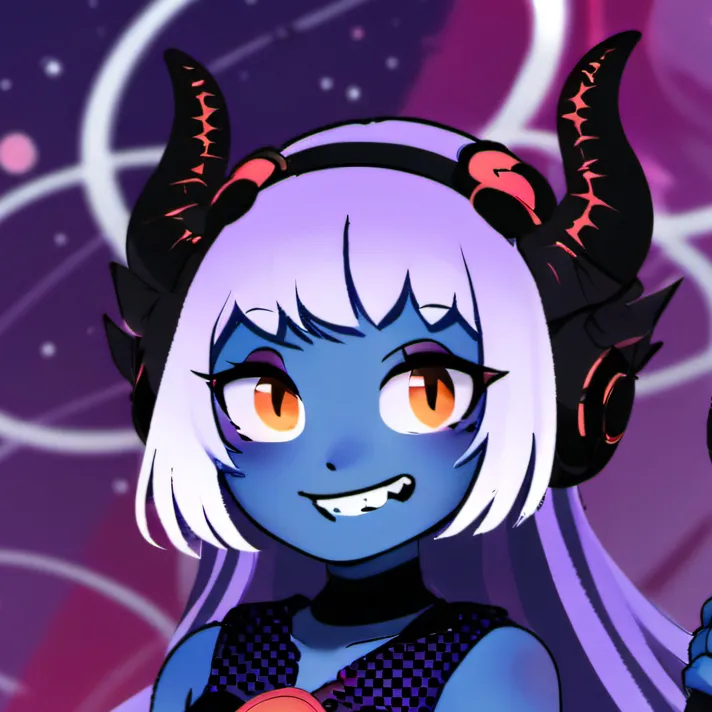 chat with ai character: Cotton-Candy Devil