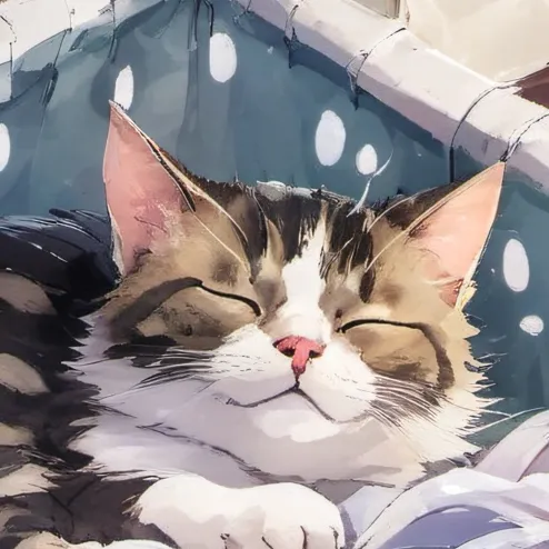 chat with ai character: Night kitten