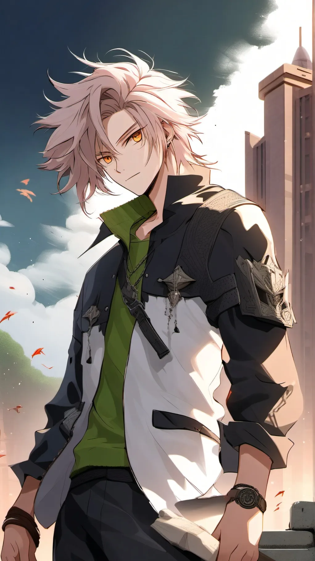 ai character: Leo background