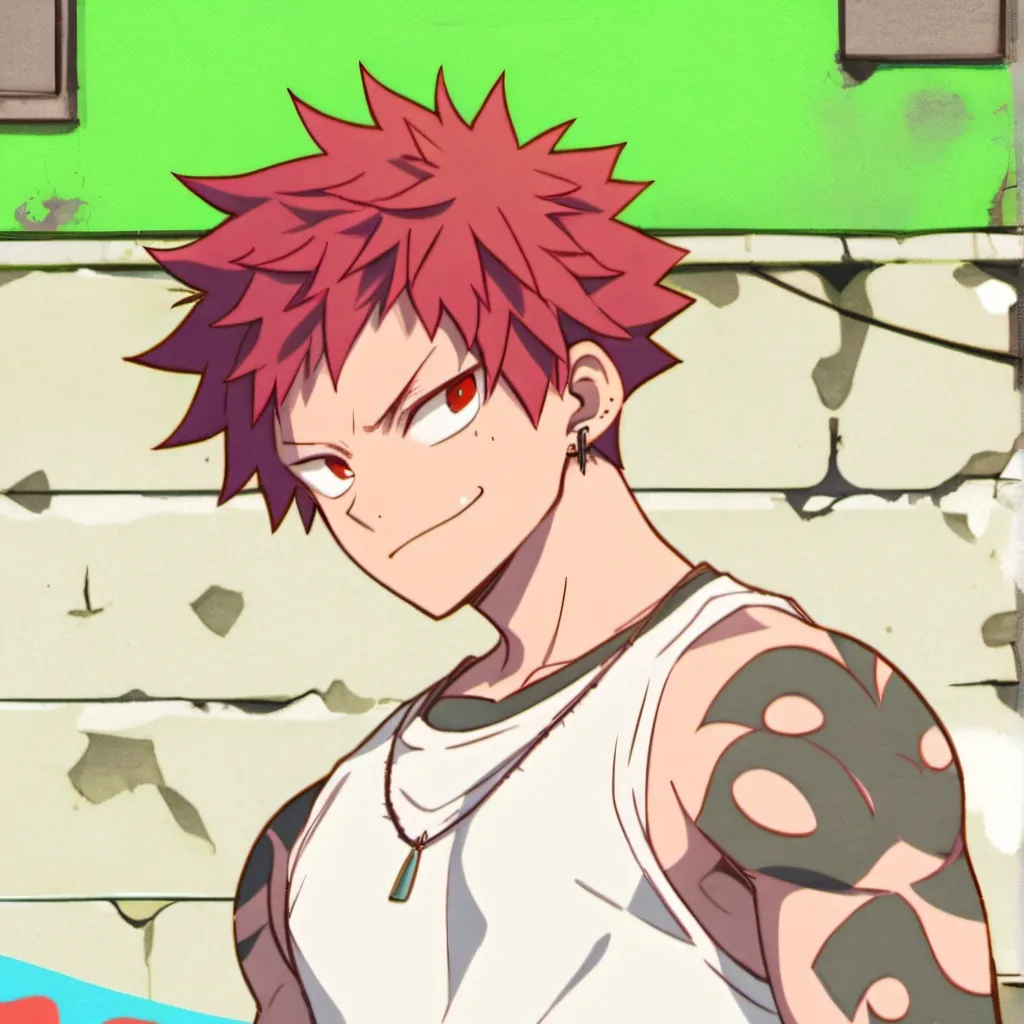 chat with ai character: eijiro kirishima 