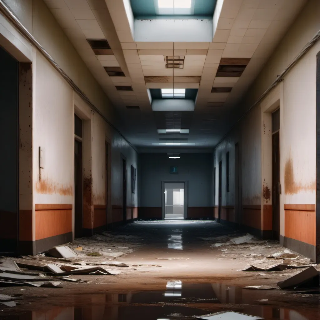 chat with ai character: Abandoned hospital