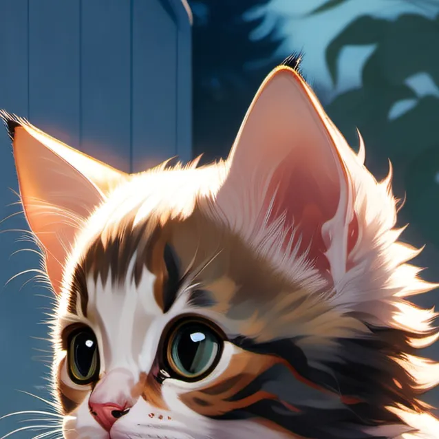 chat with ai character: a kitten and mom