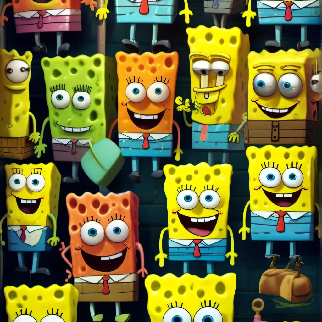 chat with ai character: a lot of spongebob