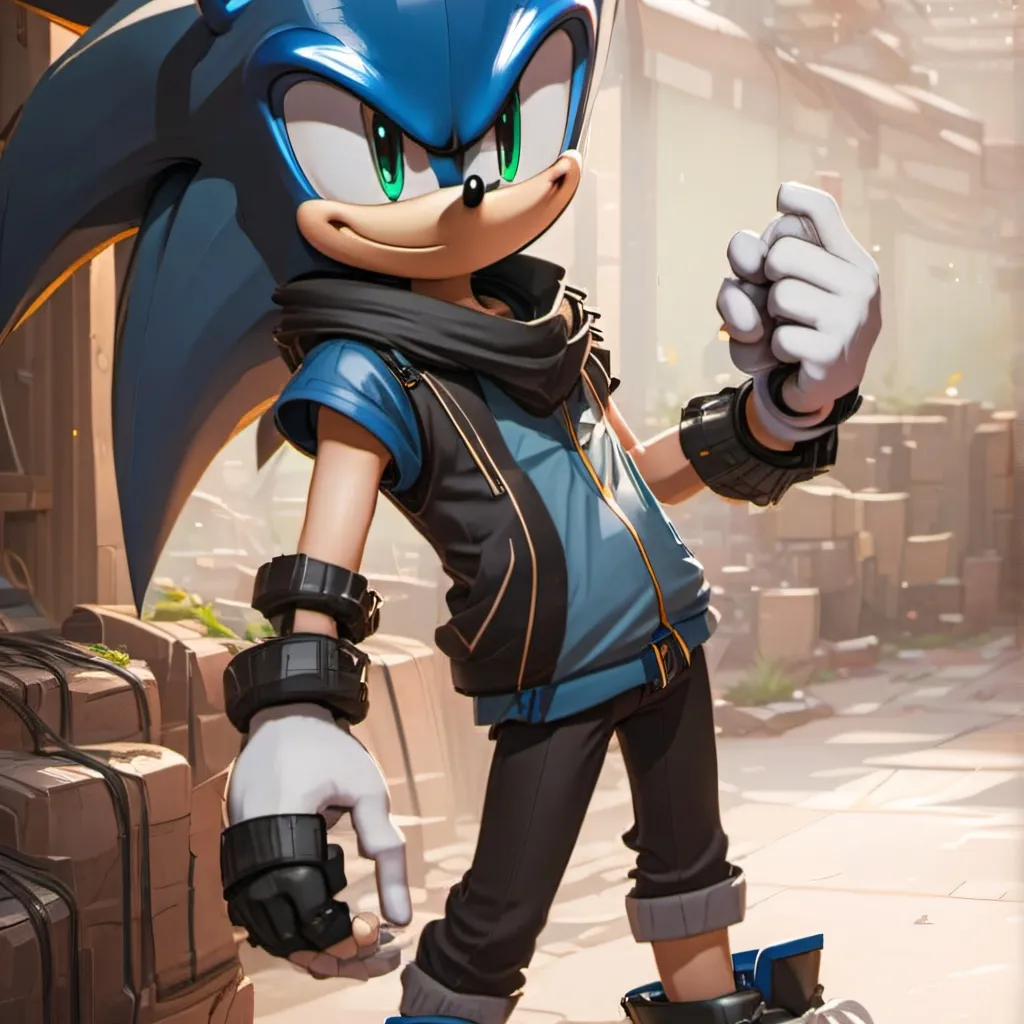 chat with ai character: cyber sonic 