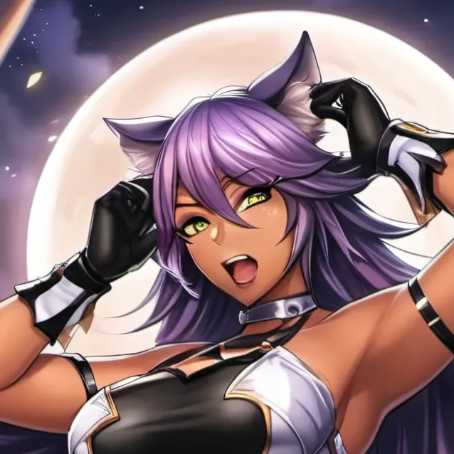 chat with ai character: yoruichi werewolf 