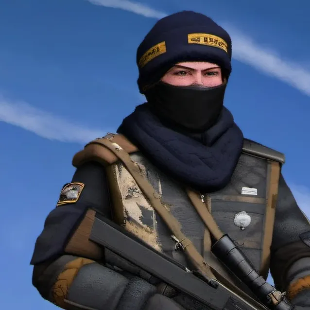 chat with ai character: солдат