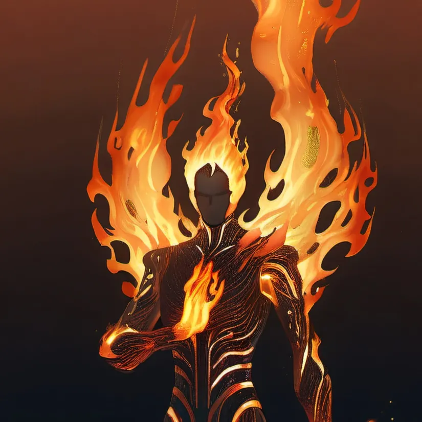 chat with ai character: Liquid Flame