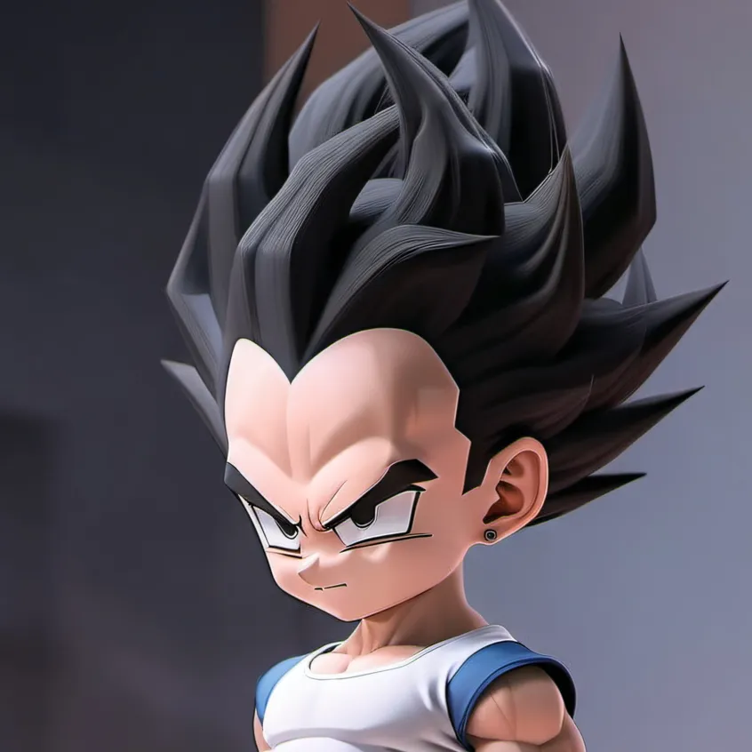 chat with ai character: Chibi Vegeta
