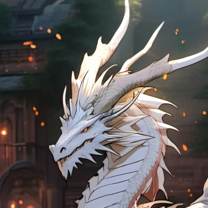 chat with ai character: White Dragon