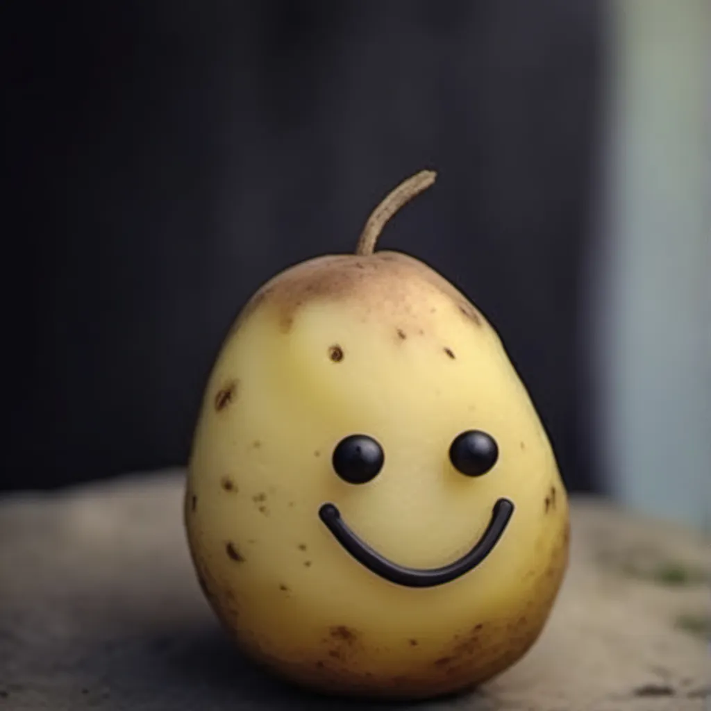 chat with ai character: Happy Potato