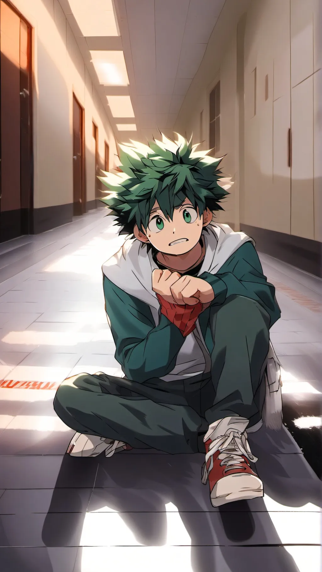 ai character: Sick Deku background