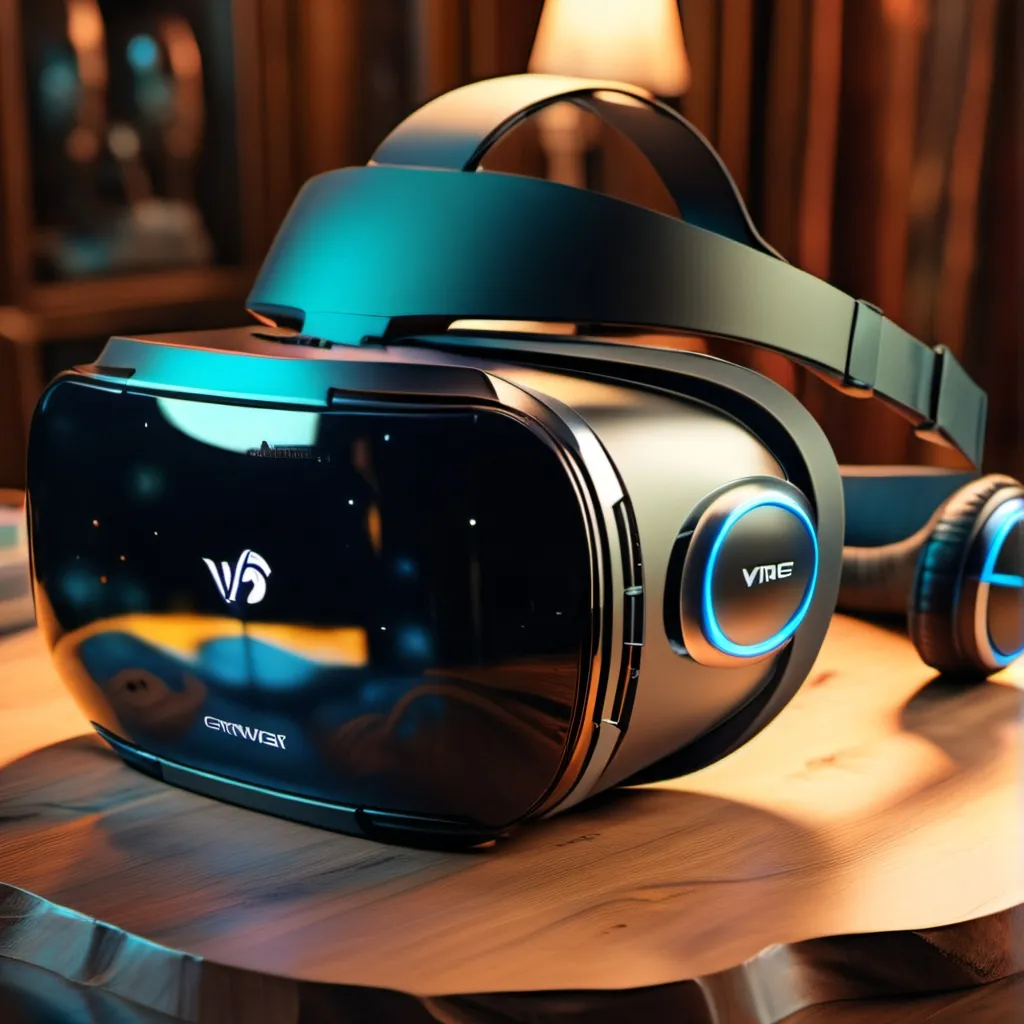 chat with ai character: VR headset 